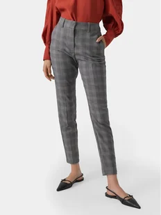 Vero Moda Chinosy Malin 10299890 Szary Tapered Fit - Spodnie damskie - miniaturka - grafika 1