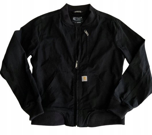 CARHARTT KURTKA DAMSKA CZARNA BOMBER NA ZAMEK DŁUGI RĘKAW XS JQA