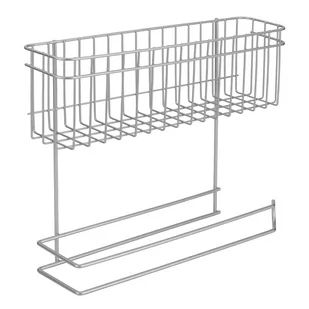 Półka podwieszana z uchwytem na ręczniki papierowe Metaltex Rollo - Stojaki na ręczniki papierowe - miniaturka - grafika 1