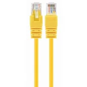 Patchcordy - Gembird Patch cord kat.5e osłonka zalewana 3M zołty (PP12-3M/Y) - miniaturka - grafika 1