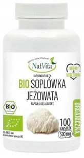 NatVita, Bio Soplówka Jeżowata Lion's mane, 100 kaps. - Witaminy i minerały - miniaturka - grafika 1