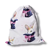Torby szkolne - Worek na buty worek na kapcie do szkoły króliki - miniaturka - grafika 1