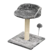 Drapaki dla kotów - Drapak dla kota 33 x 33 x 42 cm szary - miniaturka - grafika 1