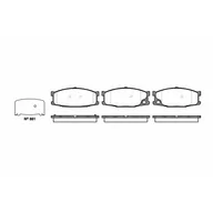 Klocki hamulcowe - Klocki hamulcowe - komplet REMSA 0283.10 - miniaturka - grafika 1