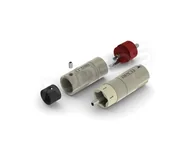 Złącza, przejściówki, adaptery - aeco ARP-4045R (4 szt.) wtyki RCA rodowane - miniaturka - grafika 1