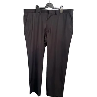 Marks&Spencer Spodnie Męskie Wygodne Eleganckie Stylowe Czarne 40/31 - Spodnie męskie - miniaturka - grafika 1