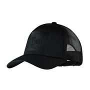 Odzież trekkingowa damska - Czapka z daszkiem BUFF® TRUCKER CAP RETH BLACK - miniaturka - grafika 1