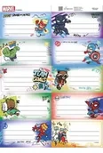 Etykiety samoprzylepne i bloki etykiet - Naklejki na zeszyty pasek Avengers - miniaturka - grafika 1