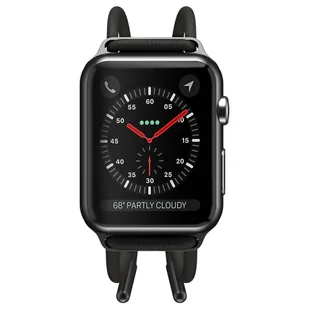 Baseus pasek opaska bransoleta do Apple Watch 42 mm / 44 mm czarny (LBAPWA4-BGY) - Akcesoria do smartwatchy - miniaturka - grafika 4