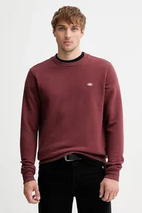 Dickies bluza męska kolor czerwony gładka DK0A4XCE - Bluzy męskie - miniaturka - grafika 1