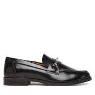 Półbuty damskie - Półbuty Calvin Klein Moc Loafer W/Ml - Lth HW0HW02342 Czarny - miniaturka - grafika 1