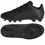 Piłka nożna - Buty adidas X CRAZYFAST.4 FxG Jr IE1590 czarny 28 - miniaturka - grafika 1