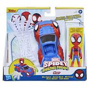 Figurki dla dzieci - Spider-Man, Spidey i Super-Kumple Pojazd Podstawowy - Spidey i Web Crawler, F74545 - miniaturka - grafika 1
