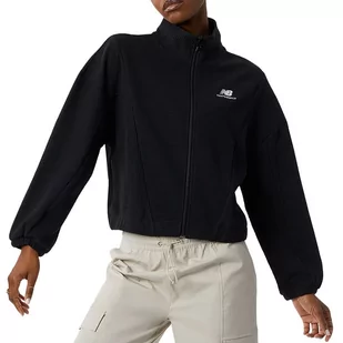 Bluza New Balance WJ23500BK - czarna - Bluzy sportowe damskie - miniaturka - grafika 1