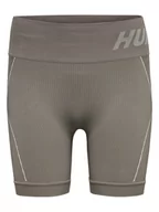 Spodnie sportowe damskie - Hummel Szorty funkcyjne "TE Christel Seamless" w kolorze oliwkowym - miniaturka - grafika 1