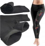Legginsy - Legginsy Getry Ocieplane Leginsy Wysoki Stan Bawełniane Długie Wygodne 2Gat - miniaturka - grafika 1
