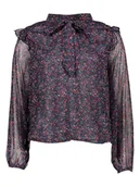 Bluzki damskie - Pepe Jeans Bluzka w kolorze bordowym - miniaturka - grafika 1