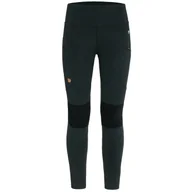 Spodnie sportowe damskie - Damskie legginsy Fjällräven Abisko Trekking Tights HD W Rozmiar: XS / Kolor: czarny - miniaturka - grafika 1