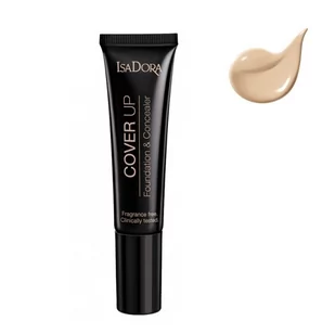 IsaDora Cover Up, podkład i korektor w jednym 60 Light Cover, 35 ml - Podkłady do twarzy - miniaturka - grafika 1