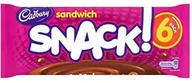 Przekąski dla dzieci - Cadbury Snack Sandwich sześciopak 6 x 22g - miniaturka - grafika 1