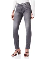 Spodnie damskie - Replay Jeansy damskie Faaby, 097 Dark Grey, 23W x 32L - miniaturka - grafika 1