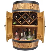 Pozostałe akcesoria barmańskie - Beczka Szczotkowane Drewno Jasny Dąb Z Rozkładanym Leżakiem Led - miniaturka - grafika 1