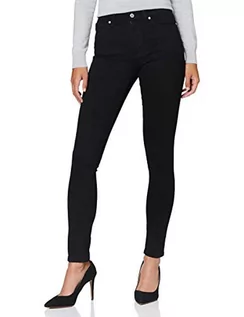 Spodnie damskie - GANT Damskie spodnie rekreacyjne Skinny Super Stretch, czarny, 32W / 32L - grafika 1