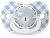 Smoczki uspokajające - Suavinex 309098-SMOCZEK FIZJOLOGICZNY SX PRO 0-6M 2SZT ŚWIECĄCY NIEBIESKI WILD&FREE - miniaturka - grafika 1