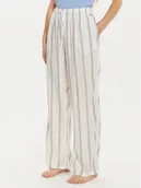 Piżamy damskie - Tommy Hilfiger Spodnie piżamowe UW0UW05612 Écru Regular Fit - miniaturka - grafika 1