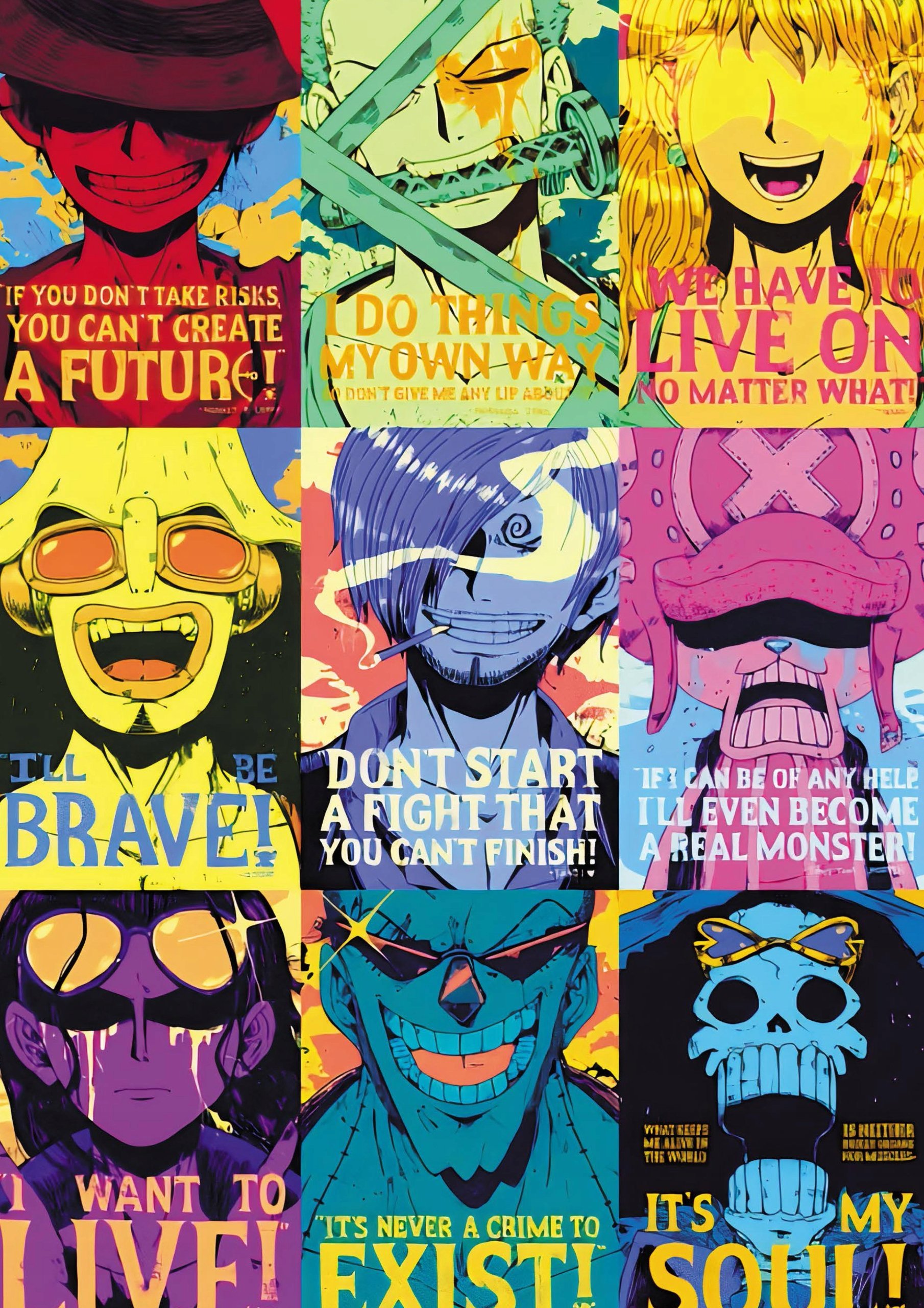 Plakat A3 One Piece Anime