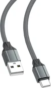Kable USB - D-Fruit cable USB-A - USB-C 2m, grey (DF120) - miniaturka - grafika 1