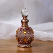 Pozostałe akcesoria kosmetyczne - TEMU 15ml Butelka na Olejki Eteryczne w Stylu Arabskim Dubaju, Okrągła, Ekskluzywna, Retro, Wielokolorowa, , Vintage, Dekoracja Domowa, Ozdoba na - miniaturka - grafika 1