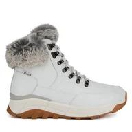 Botki damskie - Botki Rieker Revolution Lifestyle W0063-80 Biały - miniaturka - grafika 1