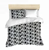 Pościel - pościel z polaru 220x240 + 2 poszewki P 307-5 DUO dalmatyńczyk / biały - miniaturka - grafika 1