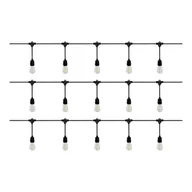 Lampy ogrodowe - Girlanda solarna 15 LED filamentowa 3000 K IP44 - miniaturka - grafika 1