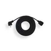 Przedłużacze i rozgałęźniki - HBF gumowy Elgotech 1 gniazdo 3 x 1 5 mm2 20 m czarny - miniaturka - grafika 1