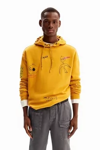 Desigual Carlos bluza męska, żółty, S - Bluzy męskie - miniaturka - grafika 1
