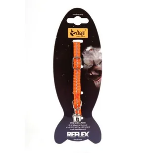 Obroża dla kota ENERGY z odblaskiem 1 x 29 cm pomarańczowa - Obroże dla kotów - miniaturka - grafika 1