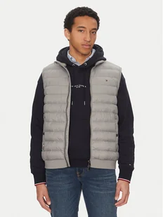 Tommy Hilfiger Bezrękawnik MW0MW38982 Szary Regular Fit - Kamizelki męskie - miniaturka - grafika 1