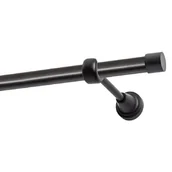 Karnisze - Karnisz DECASTYL Luna pojedynczy 160 cm Czarny - miniaturka - grafika 1