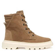 Buty dla dziewczynek - Botki Geox J Kiddartah Wpf J56NDA 00022 C6014 D Brązowy - miniaturka - grafika 1