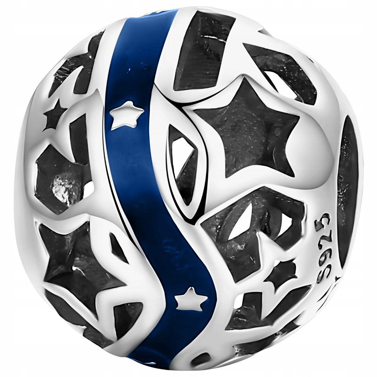 Charms Srebrny Spadająca Gwiazda Nocne Niebo Gwiazdy Gwiazdki SREBRO 925