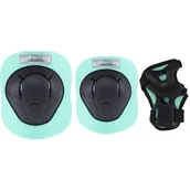 Ochraniacze - NILS Extreme Extreme H210 czarno-miętowy rozm.L zestaw ochraniaczy (16-60-020) - miniaturka - grafika 1