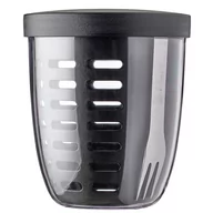 Lunch boxy - Mepal, Lunchbox Fruit Pot Ellipse nordic 107655041100, Czarny - miniaturka - grafika 1