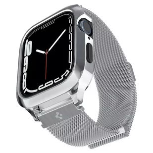 Pasek Spigen Metal Fit "Pro" do Apple Watch 4/5/6/7/8/SE (44/45mm) Silver - Akcesoria do smartwatchy - miniaturka - grafika 1
