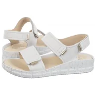 Sandały damskie - Sandały Białe 136 188 (HE21-a) Helios - miniaturka - grafika 1