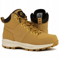 Buty sportowe męskie - Buty męskie, zimowe trapery Nike Manoa Leather 454350 700 - miniaturka - grafika 1