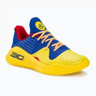 Buty sportowe męskie - Buty do koszykówki Under Armour Curry 4 Low Flotro team royal/taxi/team royal - miniaturka - grafika 1