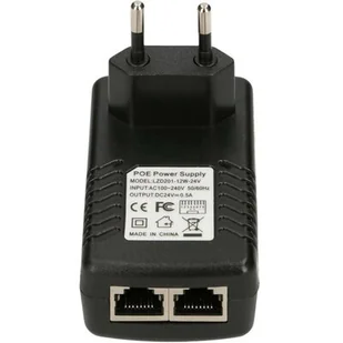 ExtraLink POE 24V-12W POWER ADAPTER WALL PLUG (EX.14213) - Patchcordy - miniaturka - grafika 1