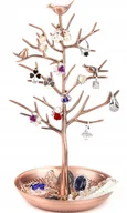 Biżuteria - akcesoria - Ekspozytor Stojak Na Biżuterię Bransoletki Kolczyki Drzewko Organizer Metal - miniaturka - grafika 1